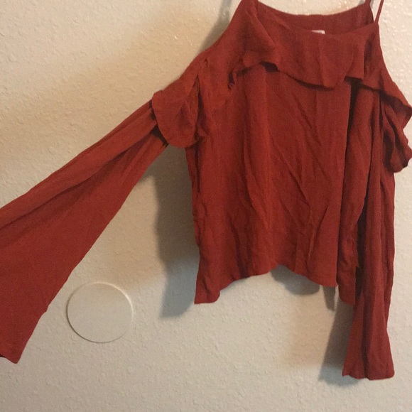 Fall Orange Top - Picture 2 of 2